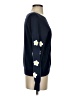 j. society 100% Cotton Floral Blue Pullover Sweater Size XS - photo 4