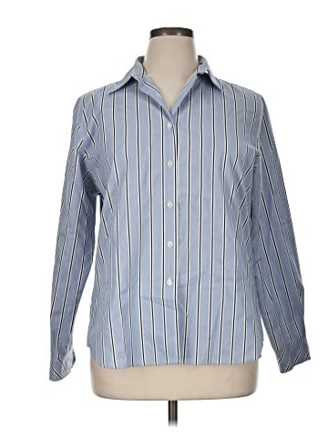 Foxcroft Long Sleeve Button-Down Shirt (view 1)