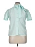 Laura Mae 100% Polyester Teal Short Sleeve Blouse Size 14 - photo 1