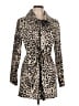 Dana Buchman Animal Print Gold Coat Size L - photo 1