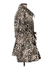 Dana Buchman Animal Print Gold Coat Size L - photo 4