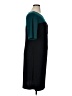Connected Apparel Color Block Teal Casual Dress Size 16 - photo 4
