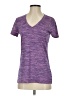 Reebok 100% Polyester Purple Active T-Shirt Size S - photo 1