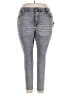 Ava & Viv Chevron-herringbone Gray Jeans Size 20W - photo 1