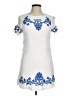 Lulus 100% Polyester White Casual Dress Size M - photo 1