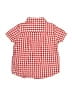 Baby Gap Checkered-gingham Red Short Sleeve Button-Down Shirt Size 18-24 mo - photo 2