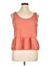 SO 100% Rayon Orange Sleeveless Top Size XL - photo 1