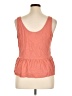 SO 100% Rayon Orange Sleeveless Top Size XL - photo 2