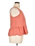 SO 100% Rayon Orange Sleeveless Top Size XL - photo 4