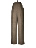 Trio New York 100% Polyester Tweed Brown Dress Pants Size 8 - photo 1