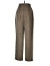 Trio New York 100% Polyester Tweed Brown Dress Pants Size 8 - photo 2