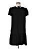 Mango 100% Polyester Black Casual Dress Size 8 - photo 1