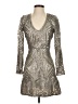 Saylor 100% Polyester Metallic Silver Cocktail Dress Size XS - photo 1