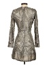 Saylor 100% Polyester Metallic Silver Cocktail Dress Size XS - photo 2