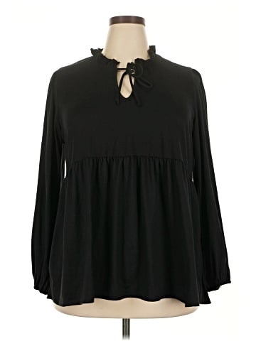 White Birch Long Sleeve Blouse (view 1)