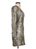Saylor 100% Polyester Metallic Silver Cocktail Dress Size XS - photo 4