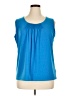 Kasper Blue Sleeveless Blouse Size 1X - photo 1