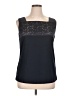 Cj Banks Black Sleeveless Blouse Size 1X - photo 1