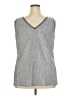 Lane Bryant 100% Polyester Silver Sleeveless Blouse Size 18 - 20 Plus - photo 2