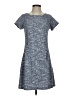 Ann Taylor LOFT Tweed Blue Casual Dress Size 4 - photo 1