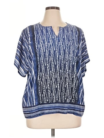 Cj Banks Short Sleeve Blouse (view 1)