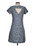 Ann Taylor LOFT Tweed Blue Casual Dress Size 4 - photo 2