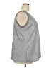 Lane Bryant 100% Polyester Silver Sleeveless Blouse Size 18 - 20 Plus - photo 4