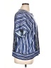 Cj Banks 100% Polyester Blue Short Sleeve Blouse Size 1X - photo 4