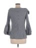 Bailey 44 100% Cotton Gray 3/4 Sleeve Blouse Size M - photo 2