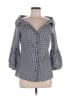 Bailey 44 100% Cotton Gray 3/4 Sleeve Blouse Size M - photo 1