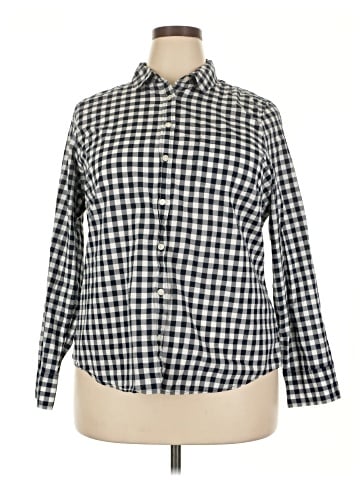 J.Crew Factory Store Long Sleeve Button-Down Shirt (view 1)