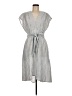 Max Studio Stripes Gray Casual Dress Size M - photo 1