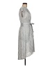 Max Studio Stripes Gray Casual Dress Size M - photo 4