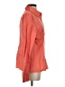 BOSS by HUGO BOSS Color Block Orange 3/4 Sleeve Button-Down Shirt Size S - photo 4