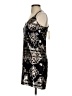 Lavender Brown Graphic Black Cocktail Dress Size XS - photo 5