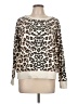 Mother 100% Cotton Animal Print Ivory Pullover Sweater Size L - photo 1
