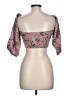 Olivaceous 100% Rayon Pink 3/4 Sleeve Blouse Size L - photo 2