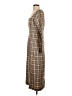 Missguided Plaid Brown Casual Dress Size 4 - photo 5
