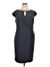 Alex Evenings Solid Gray Cocktail Dress Size 16 - photo 1