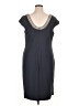 Alex Evenings Solid Gray Cocktail Dress Size 16 - photo 2