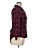 Love Notes Plaid Red Long Sleeve Button-Down Shirt Size XL - photo 4