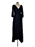 DKNY 100% Polyester Black Casual Dress Size 12 - photo 1