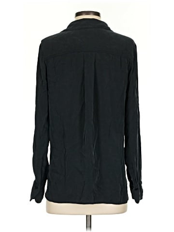 Vince. Long Sleeve Silk Top (view 2)