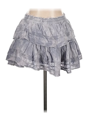LoveShackFancy Denim Skirt (view 1)