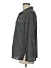 Notations Polka Dots Gray Long Sleeve Blouse Size L - photo 5