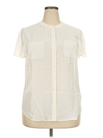 Talbots Short Sleeve Silk Top (view 1)
