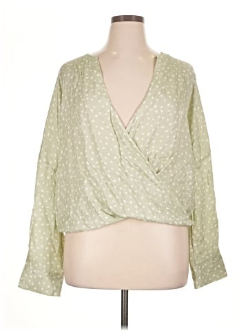 Vince. 3/4 Sleeve Silk Top (view 1)