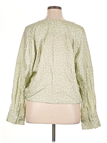 Vince. 3/4 Sleeve Silk Top (view 2)
