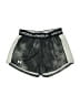 Under Armour 100% Polyester Metallic Silver Athletic Shorts Size M (youth) - photo 1