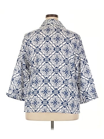 Susan Bristol 3/4 Sleeve Button-Down Shirt (view 2)